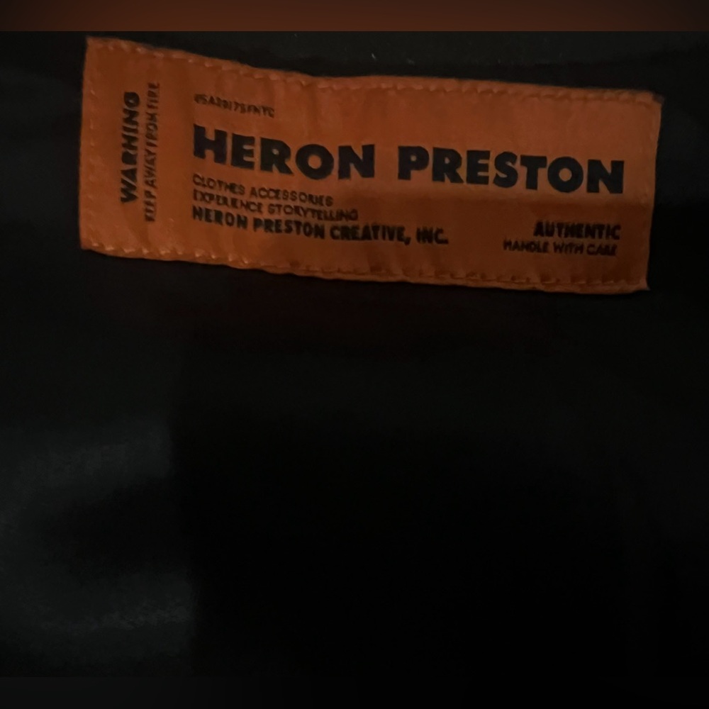 Heron Preston Leather Zip-Up Mini Skirt - Picture 6 of 7